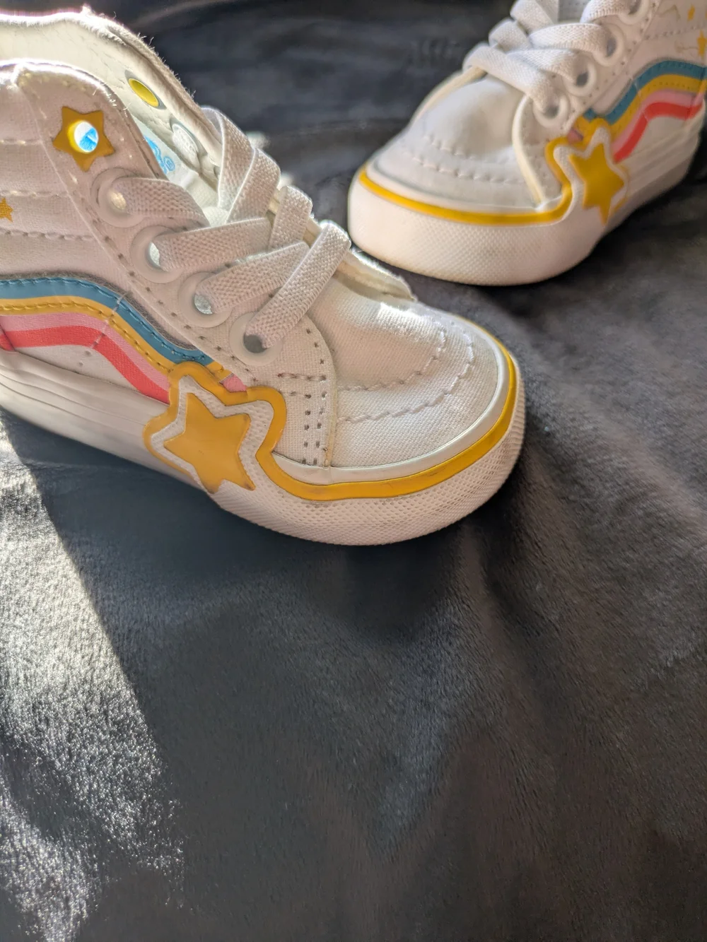 Vans white high